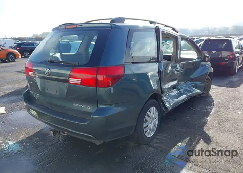 2005 Toyota Sienna Ce из США, поврежденный, VIN 5TDZA23C35S372507